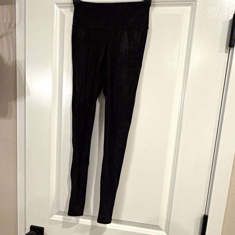 Athleta Women's Stripe Ankle Leggings Black Size XXS Regular